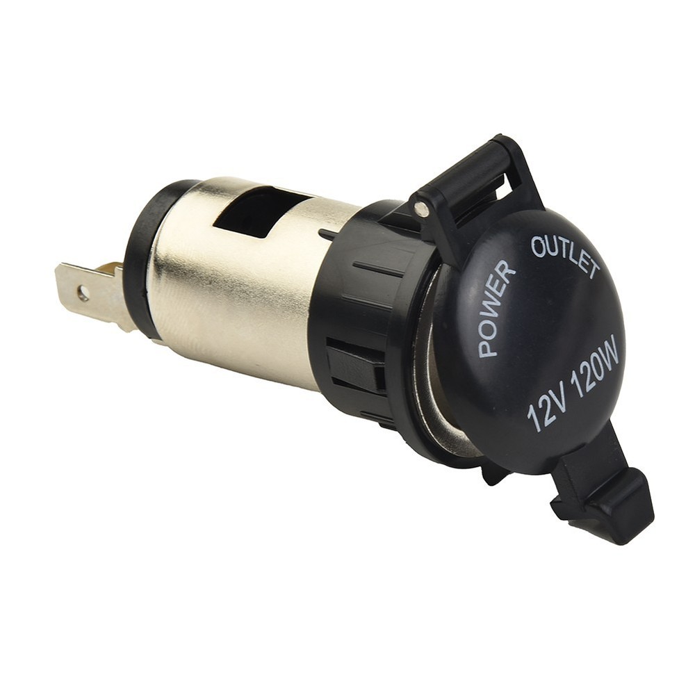 Power Socket for Car and Motorcycle Suitable for GPS and Mobile Devices