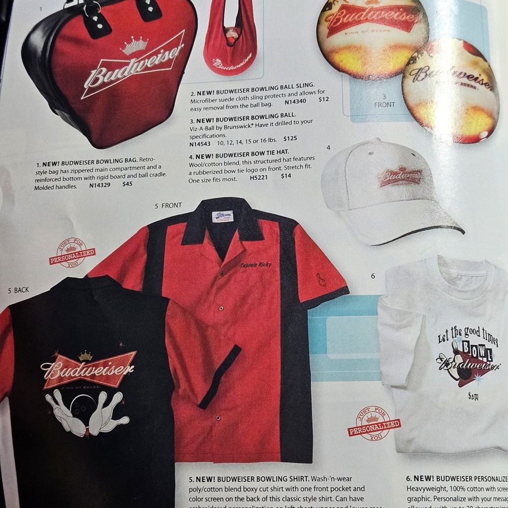 Budweiser Genuine Collection Gift Catalog Summer 2006