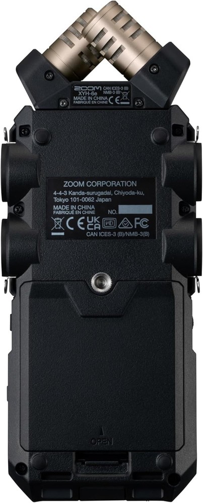 Zoom H6essential with 32-Bit Float, Accessibility, 6-Track Portable Recorder NEW