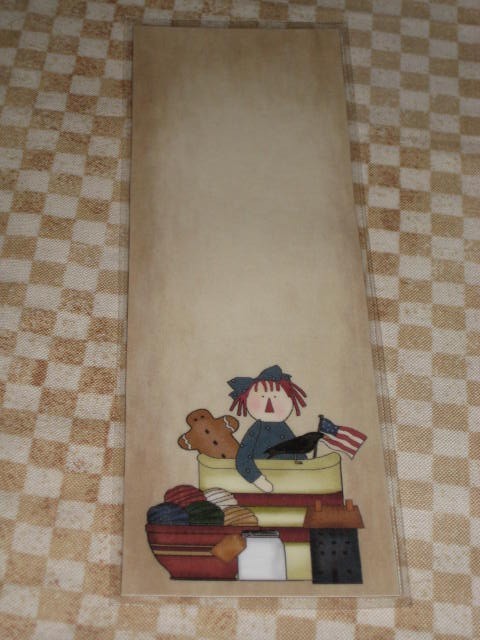 PRIMITIVE RAGGEDY GINGER  LAMINATED BOOKMARK (PLP4-22)