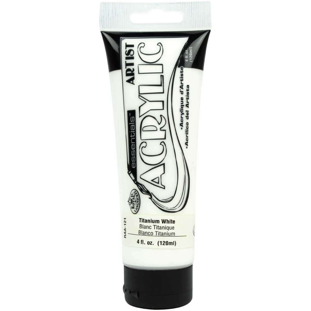 Essentials Acrylic Paint 4oz Titanium White