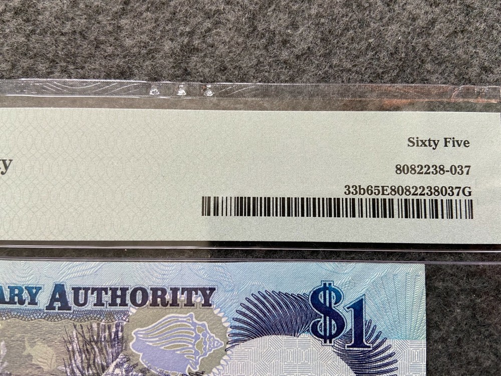 2006 Cayman Islands, Monetary Authority, $1 One Dollar PMG Certified