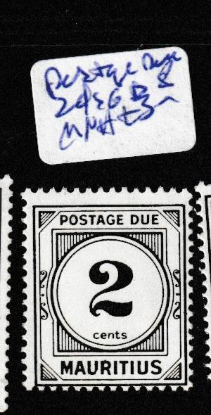 Mauritius Postage Due 2c SG D8 MNH (9gfe)