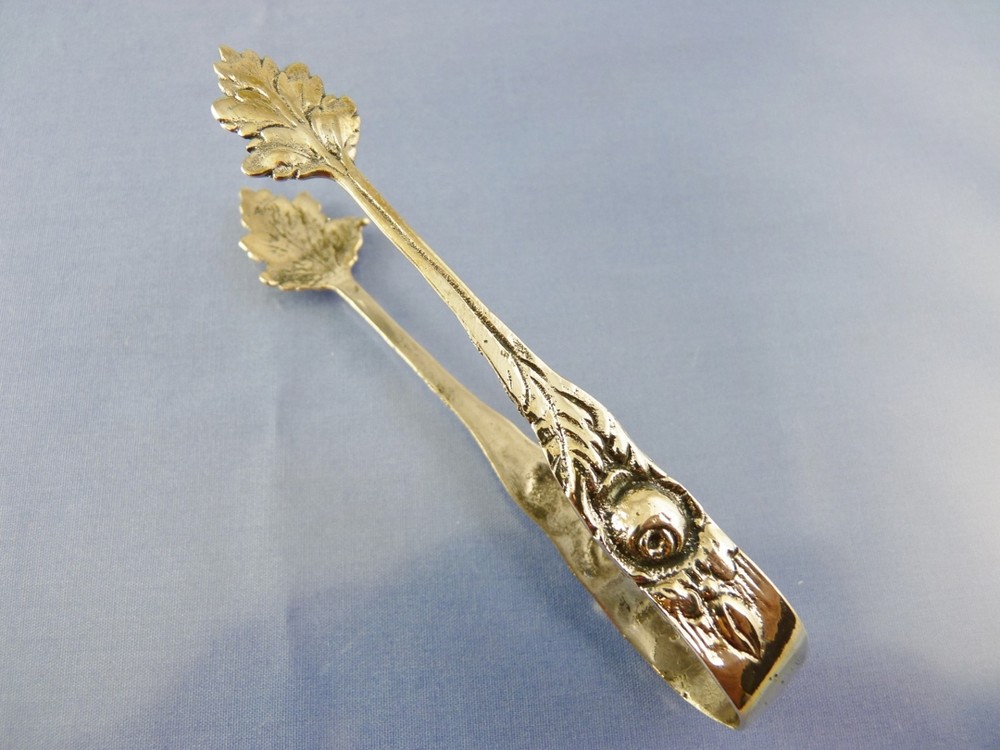 unknown ROSE SUGAR TONGS SILVER BY unknown maybe Norway SILVER ALLOY