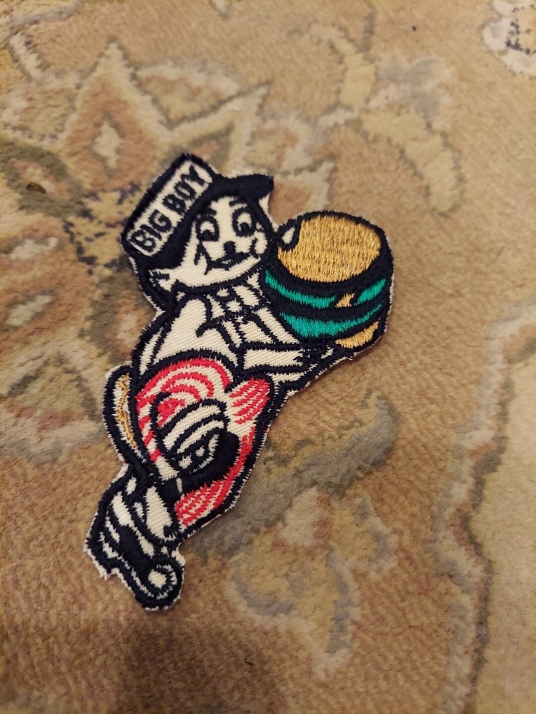 Vintage Big Boy Hamburger Diner Jacket Uniform Patch, 4"