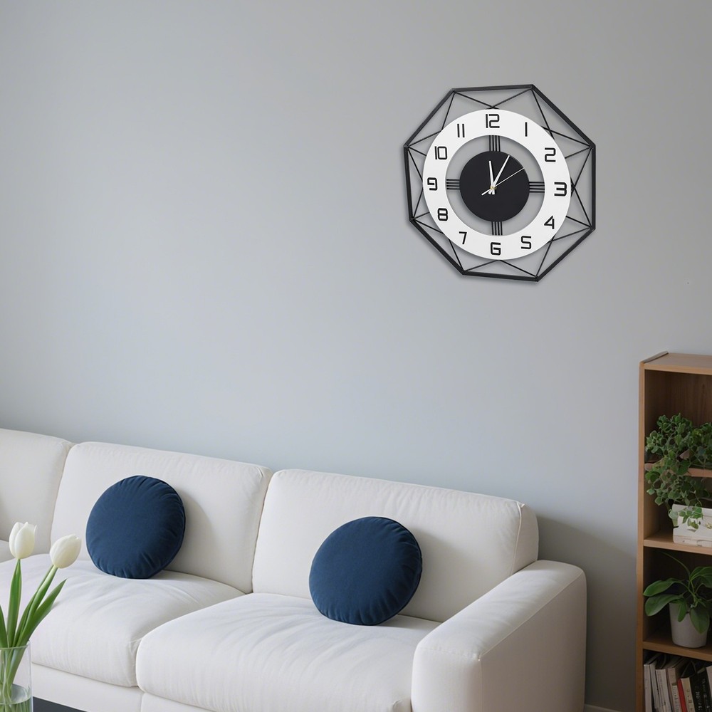 Modern Wall Clock, Decorative Wall Clock, Wall Clock for Home 43X43CM