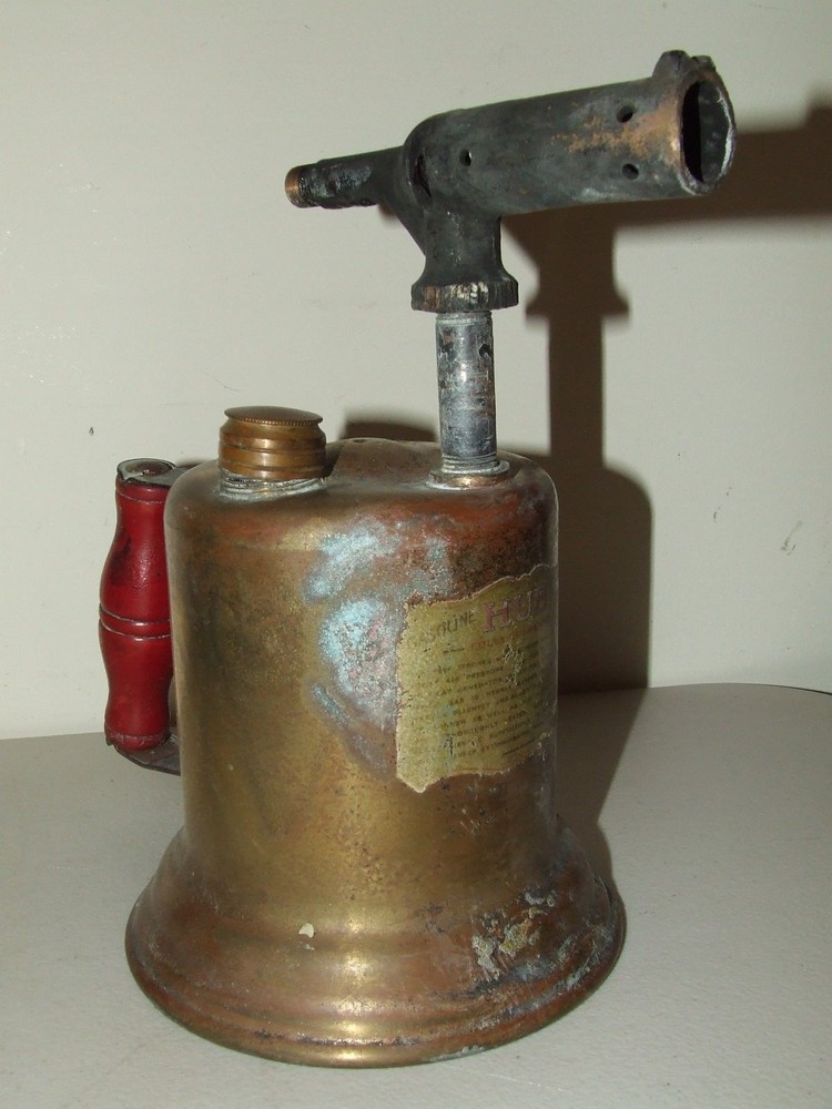 Vintage Brass "Hub" Gasoline Blotorch