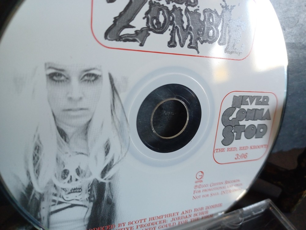 Rob Zombie "Never Gonna Stop" Promo CD Single--- RARE