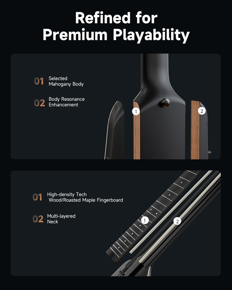 Donner HUSH™ X PRO Electric Guitar