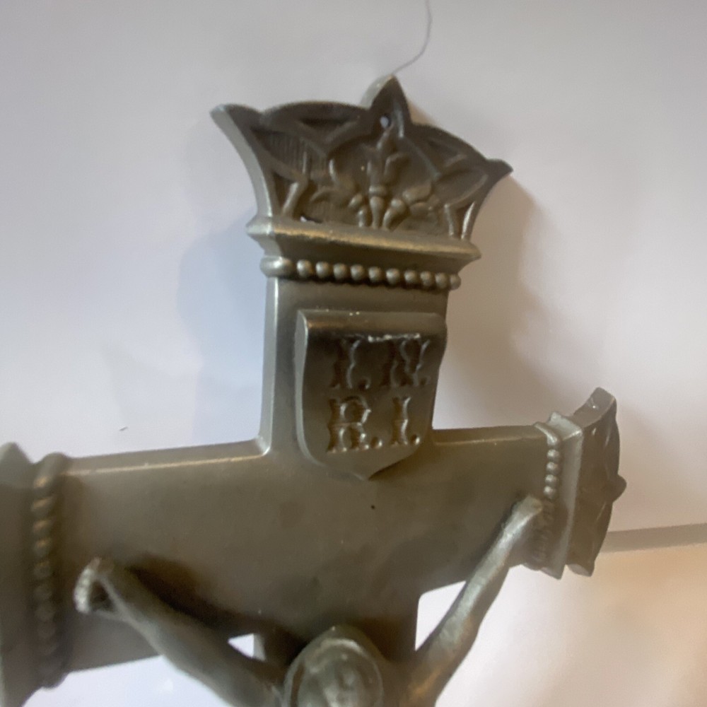 Antique Crucifix Cross Metal