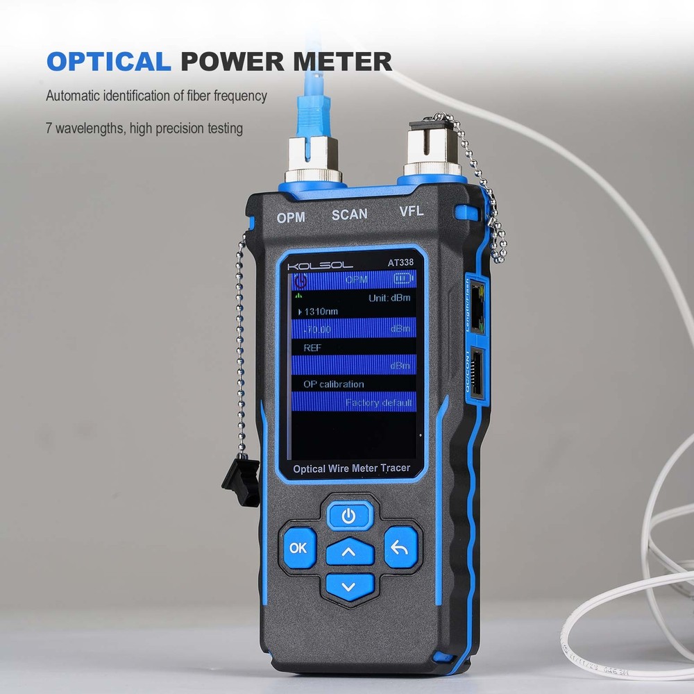 KOLSOL NF-8508 Network Cable Tester LAN Optical Power Meter Tester Cable Tracker