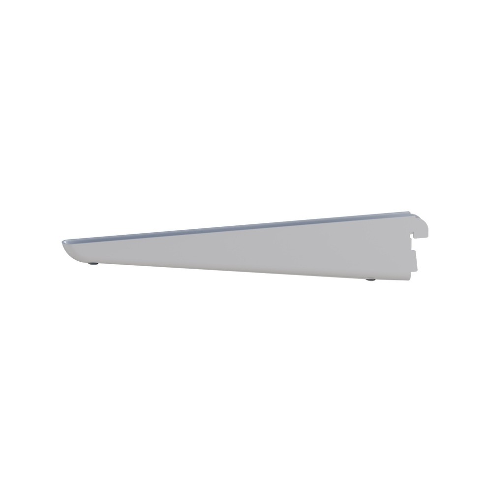 3x Flexi Storage Home Solutions 270mm White Double Slot Bracket