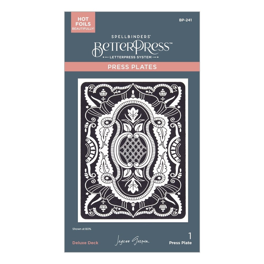 Spellbinders Better Press Plates By Jaycee Gaspar-Deluxe Deck