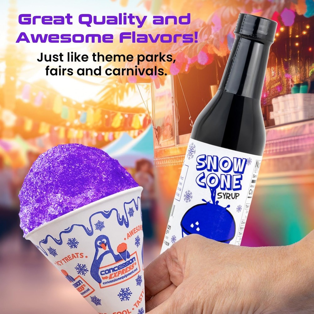 12.7oz Sno-Cone Syrups 4 Pack