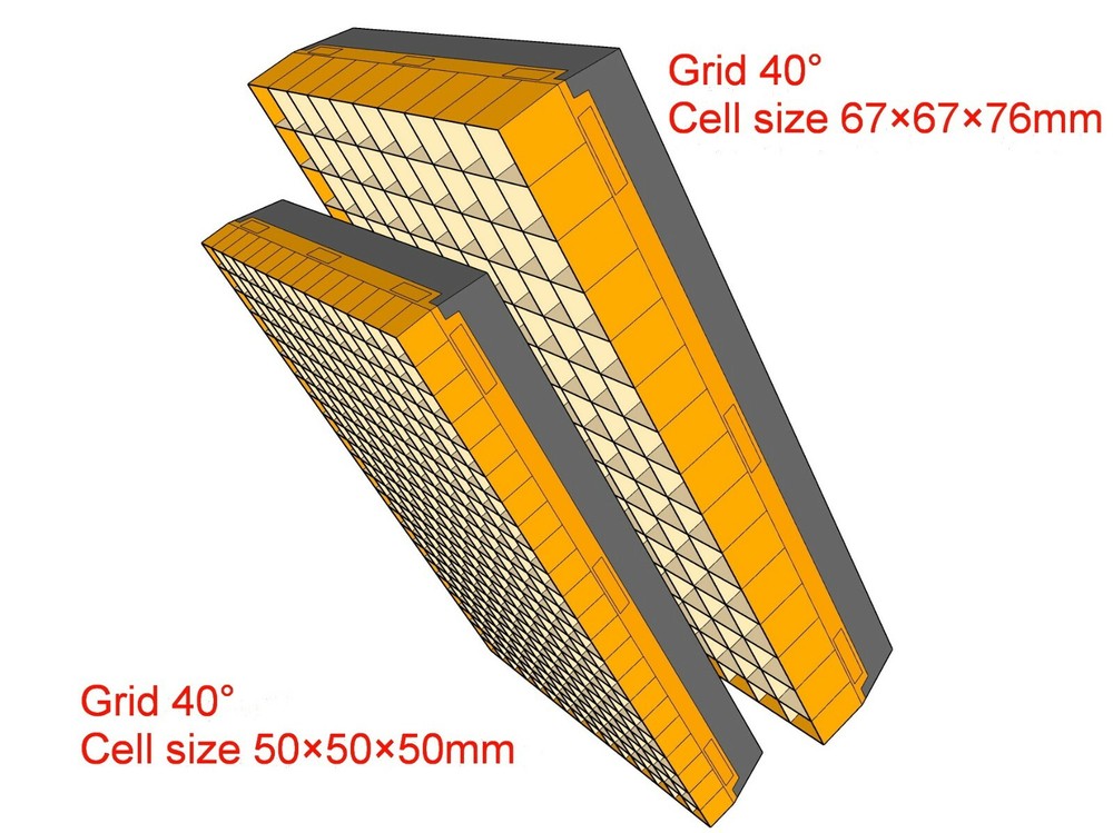 Grid for LiteMat 1 PolySkirt, Version with cell depth 50mm (2”)