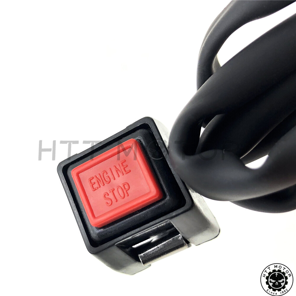 ENGINE STOP 7/8" Switch Push Button For ATVs Scooter Snowmobile Universal