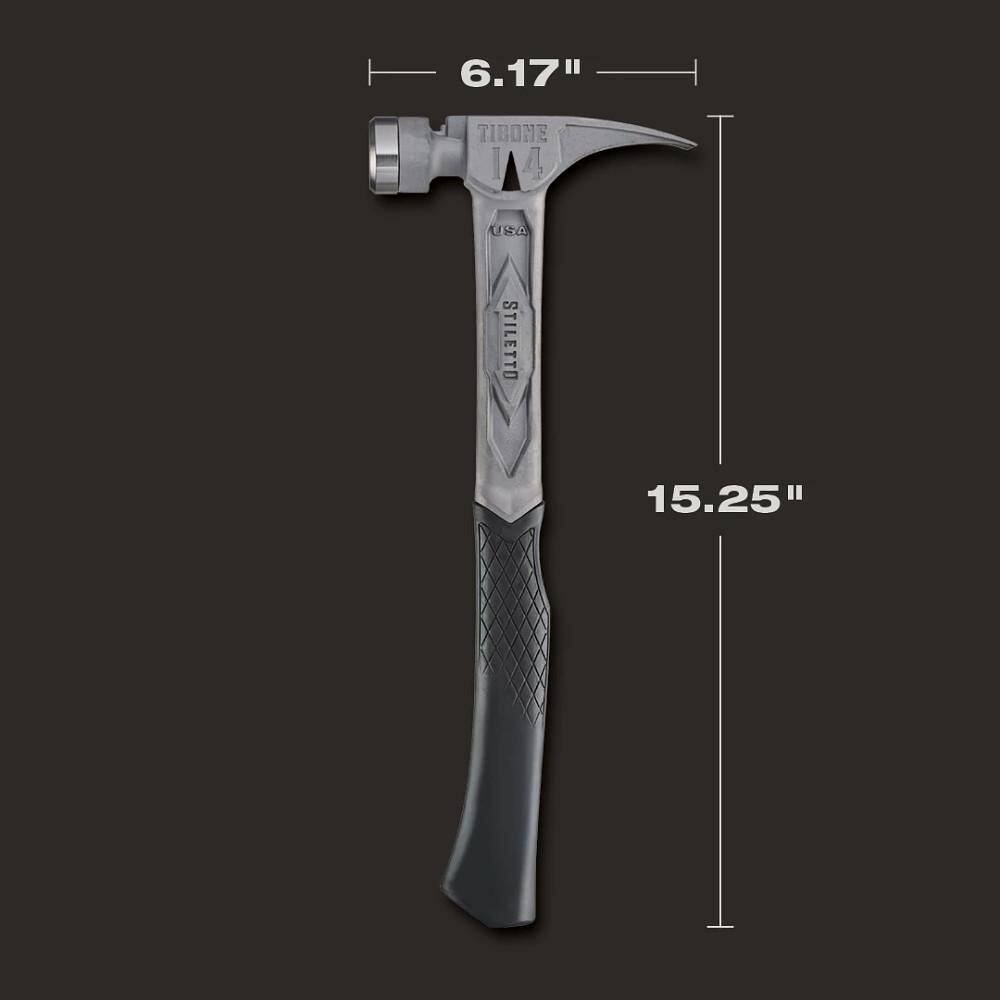 14 Oz. Tibone Smooth Face with Curved Handle