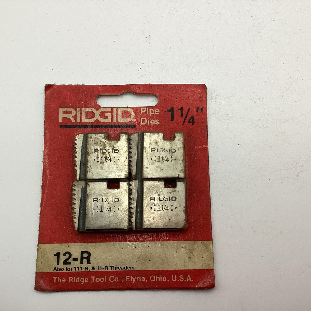Rigid Pipe Dies 12-R 1 1/4