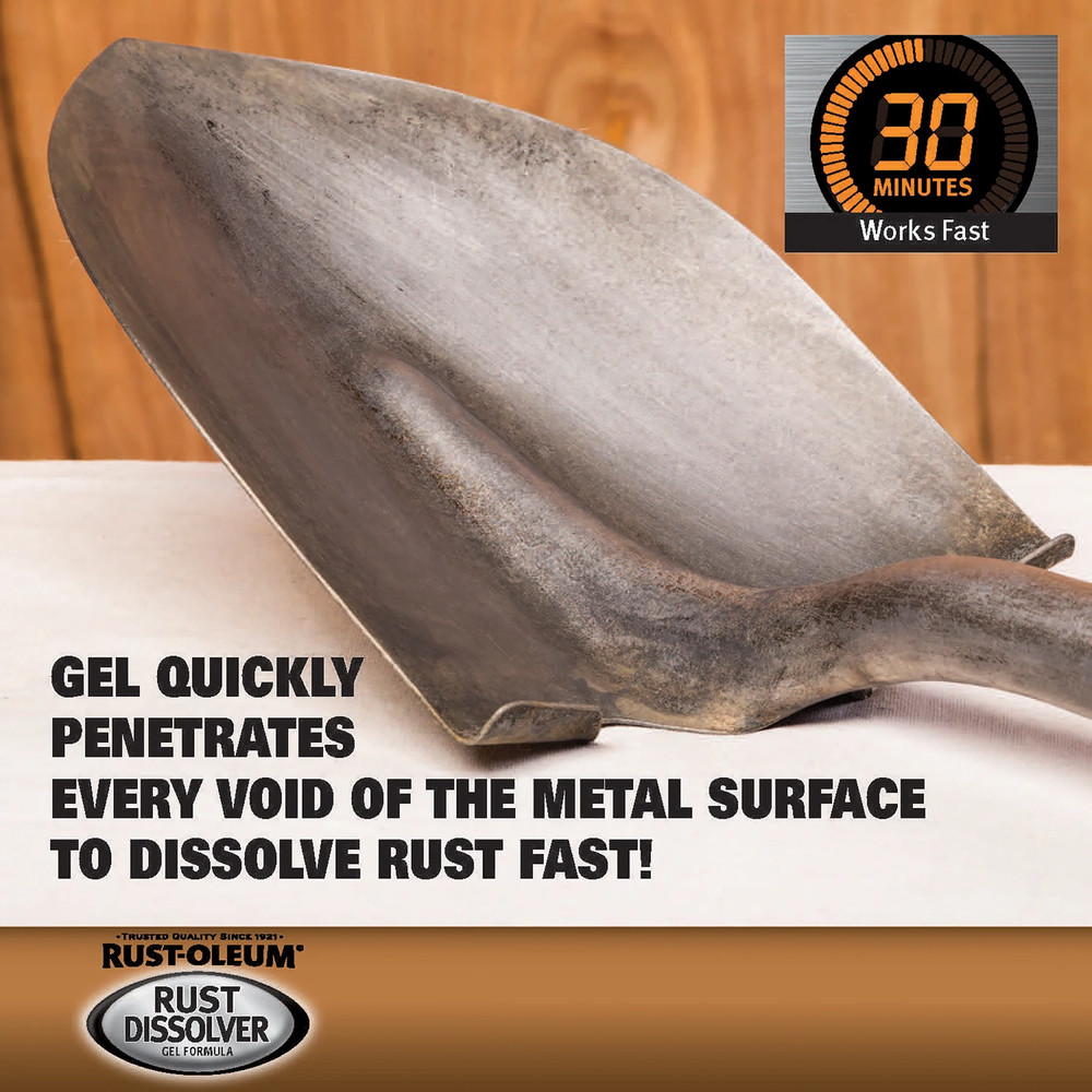 Rust-Oleum Rust Dissolver Gel Spray 32 Oz Heavy Duty Rust Remover