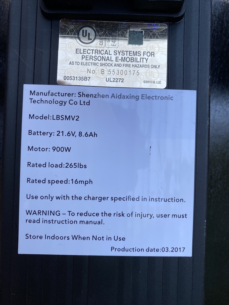 LiftBoard single motor 900W | RARELY USED