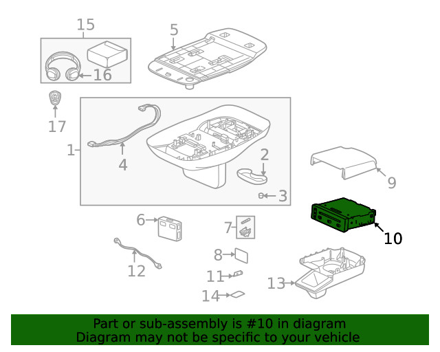 Genuine GM DVD Unit 22693802