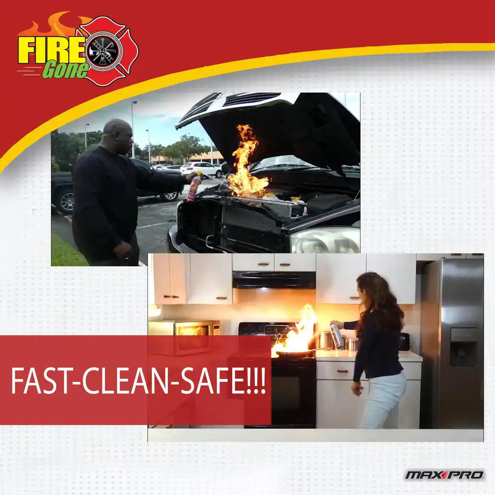 16 Oz. A:B:C Multiple Use Fire Extinguisher Spray Suppressant