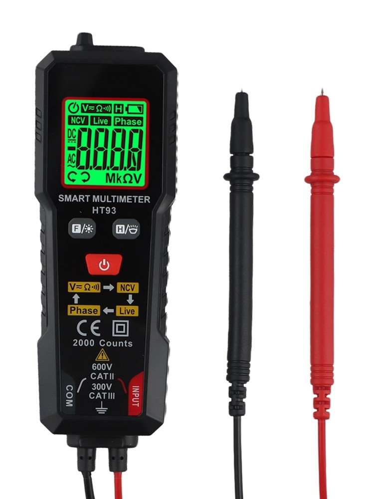 HT93 Smart Multimeter for Electrical Testing with Handheld NCV DETECTION