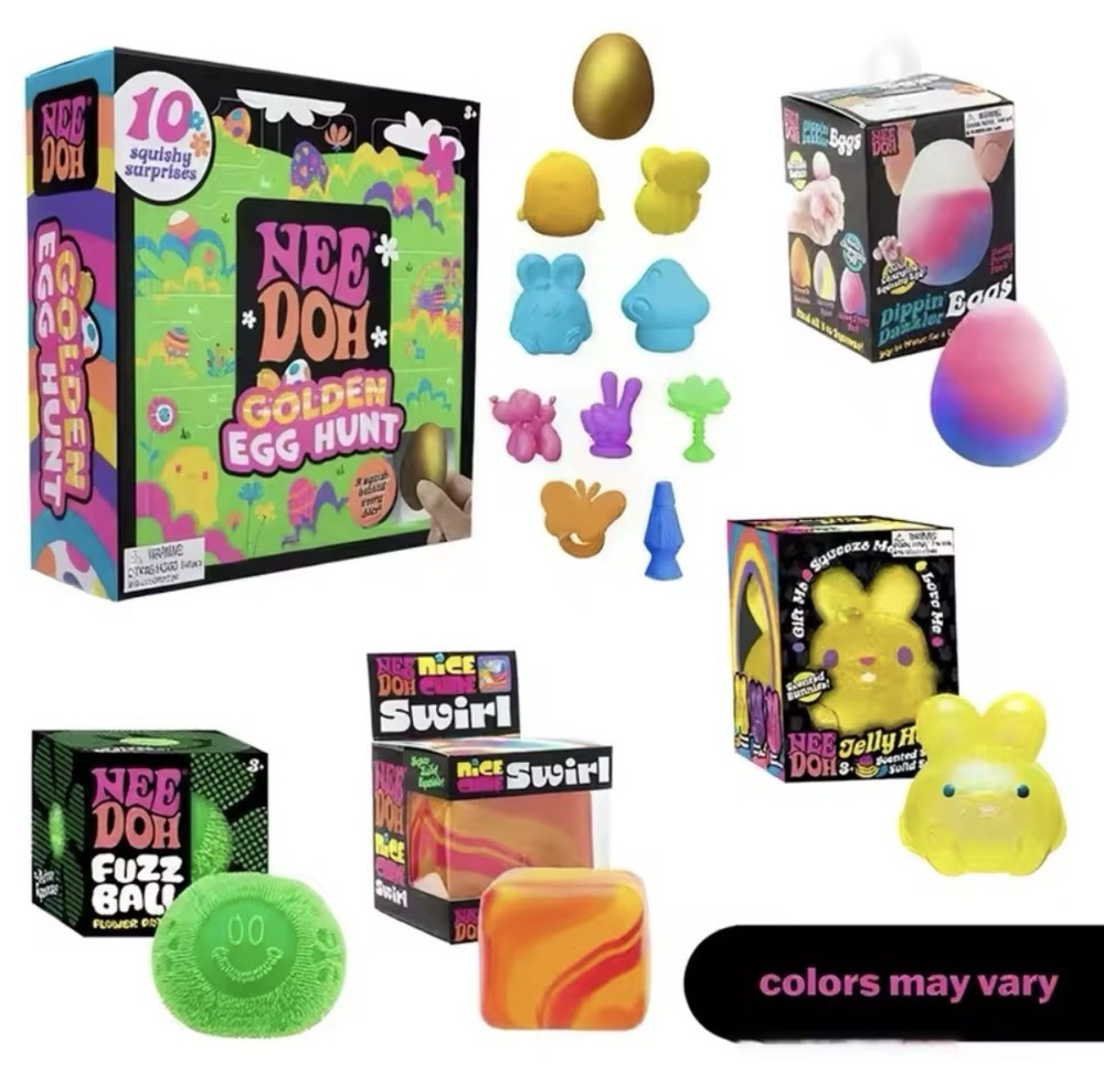 Nee Doh Golden Egg Hunt Squishys