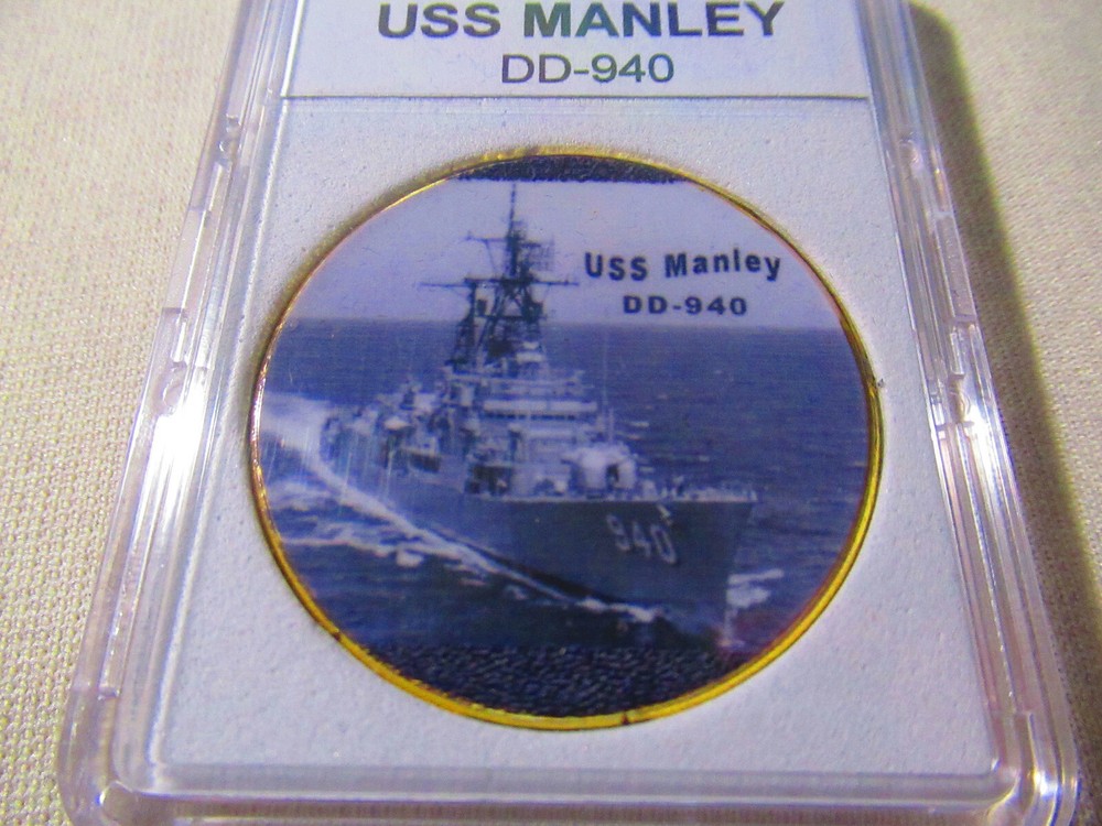 US NAVY - USS Manley DD-940 Challenge Coin