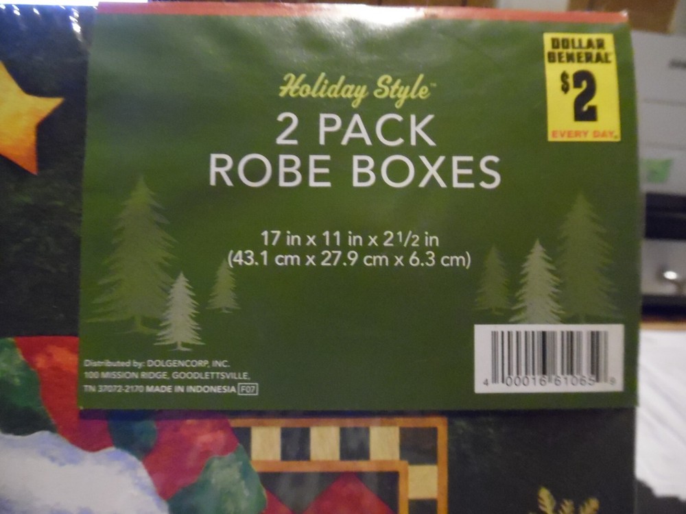 Assorted Various Size Unused Winter Holiday Christmas Gift Boxes