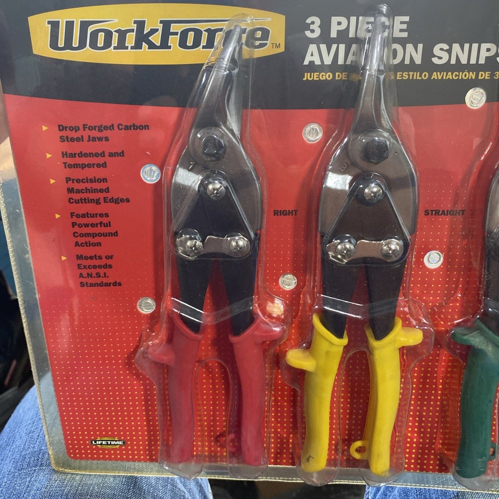 New workforce 3 piece aviation snips