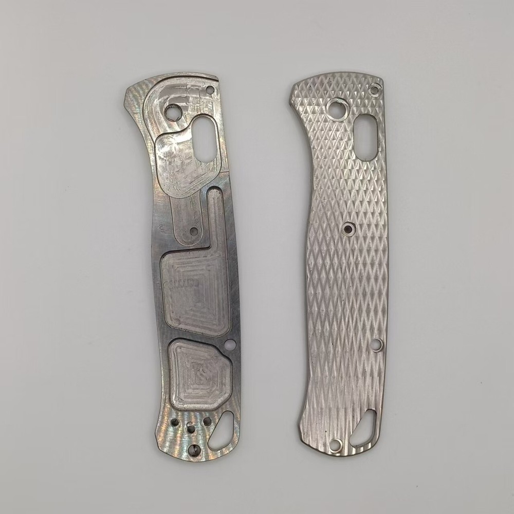 1 Pair Custom Made TC4 Handle Scales for Benchmade Bugout 535