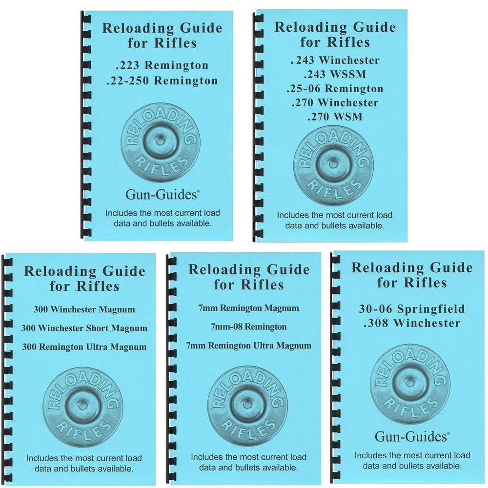 RELOADING RIFLES - BUNDLE - 5 Gun-Guides® - WHILE SUPPLIES LAST!   $22  SAVE 66%