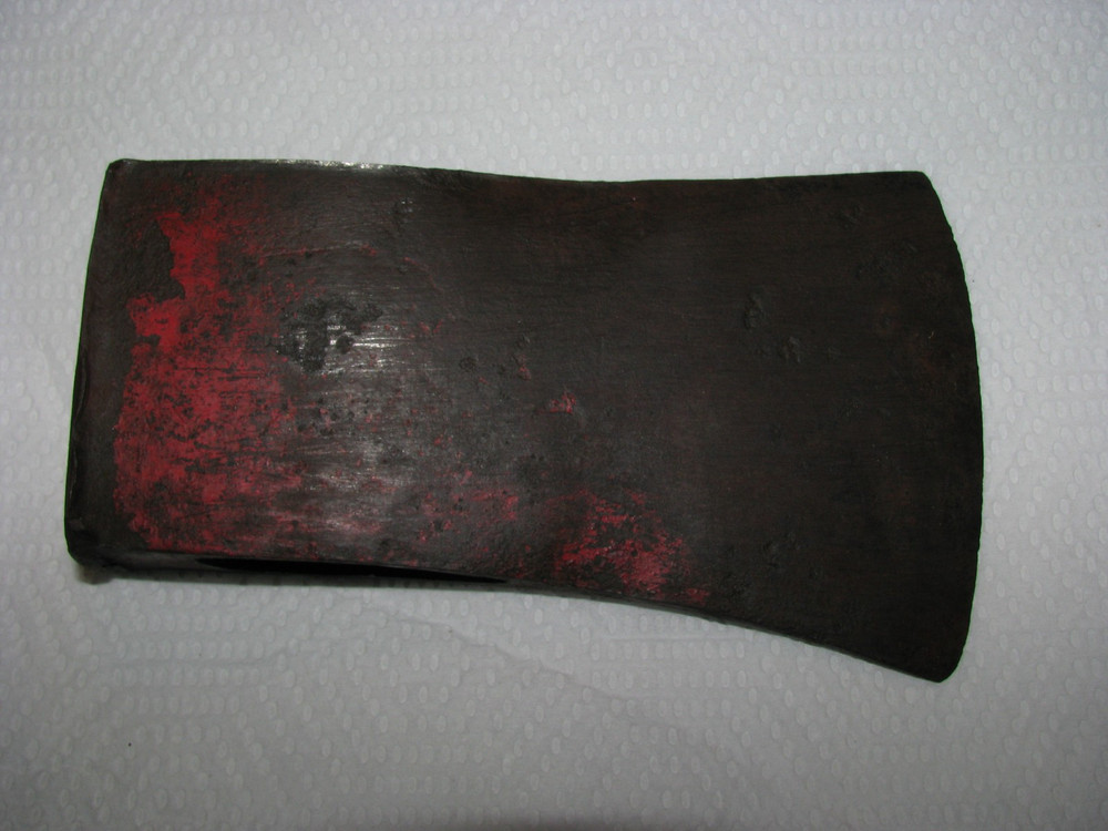 Antique Hand Forged Iron Axe Head