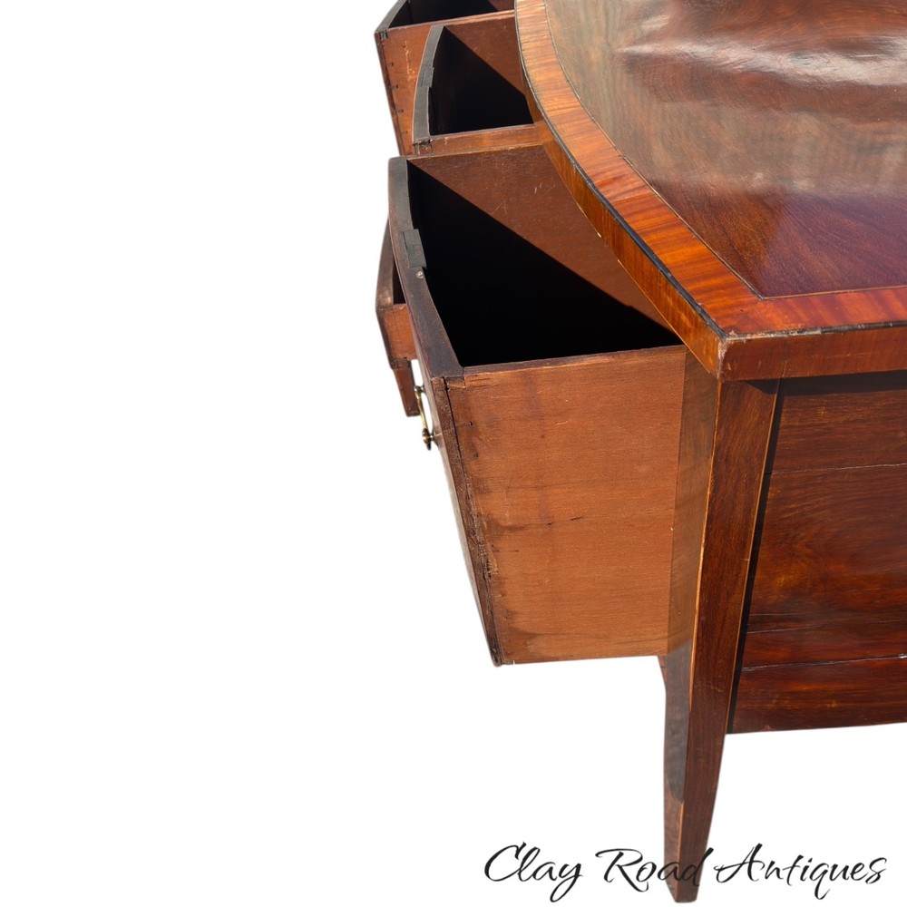 Antique Brandy board server mahogany inlaid Hepplewhite sideboard