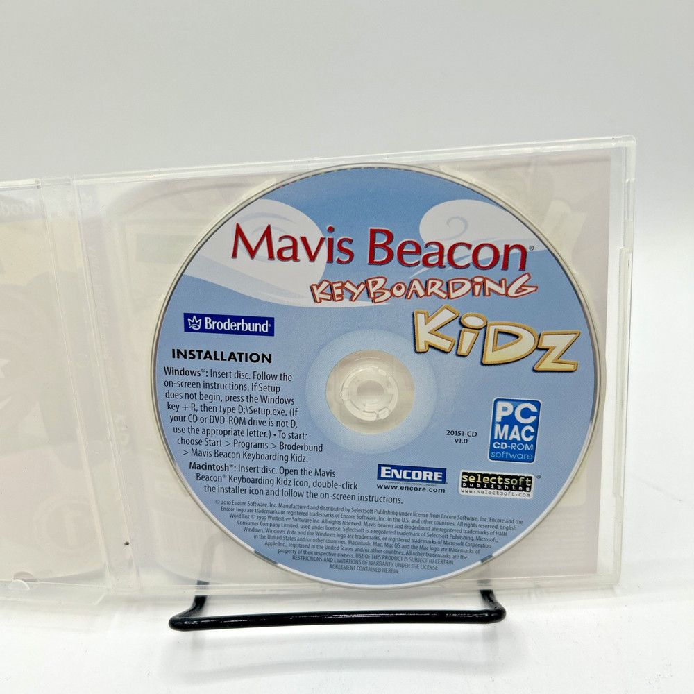 Mavis Beacon Keyboarding Kidz PC/MAC 2010 Release
