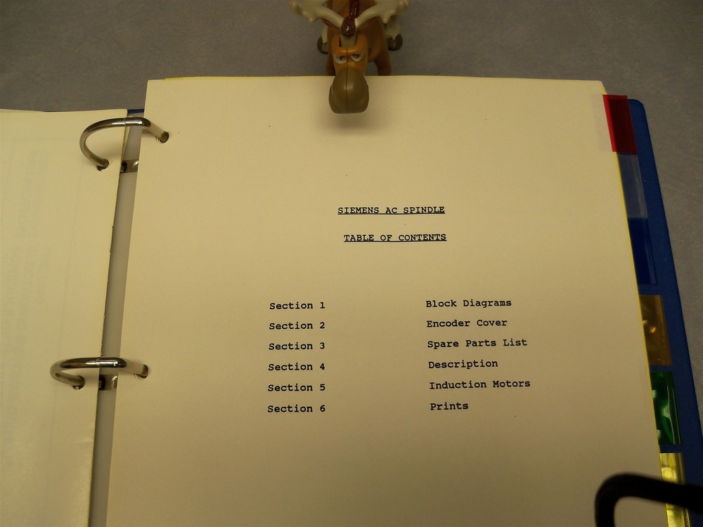 Cincinnati Milacron - Siemens AC Spindle Drive Classbook Training Manual
