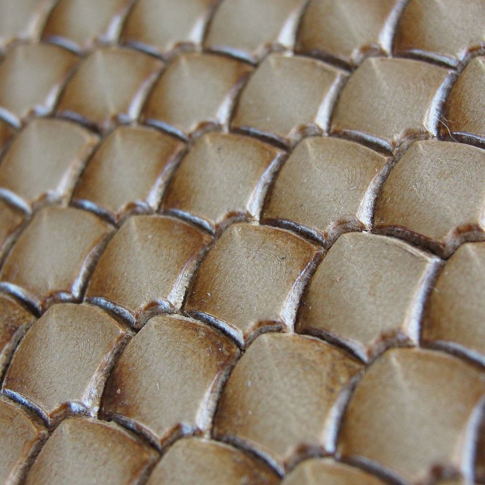 Leather Stamping Tool - Ridged Dragon Scale Stamp