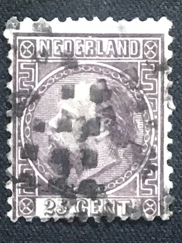 Netherlands SC #11 Used Major Thin 1867