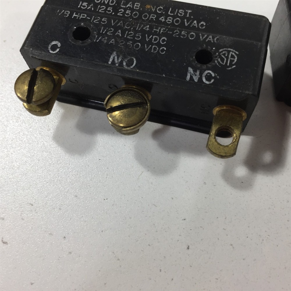 (2) Honeywell BZ-2R-P4 Microswitch - Lot of 2