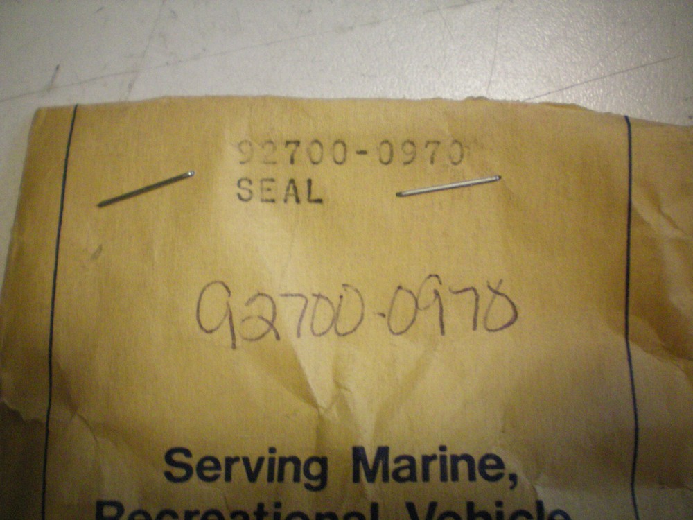 JABSCO #92700-0970 SEAL, FREE FREIGHT