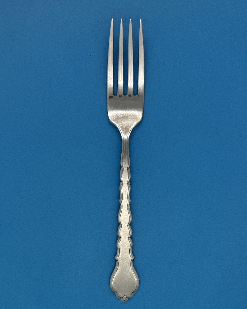 ONEIDA COMMUNITY CELLO BURNISHED STAINLESS FLATWARE SCROLLS OUTLINED EDGE CHOICE