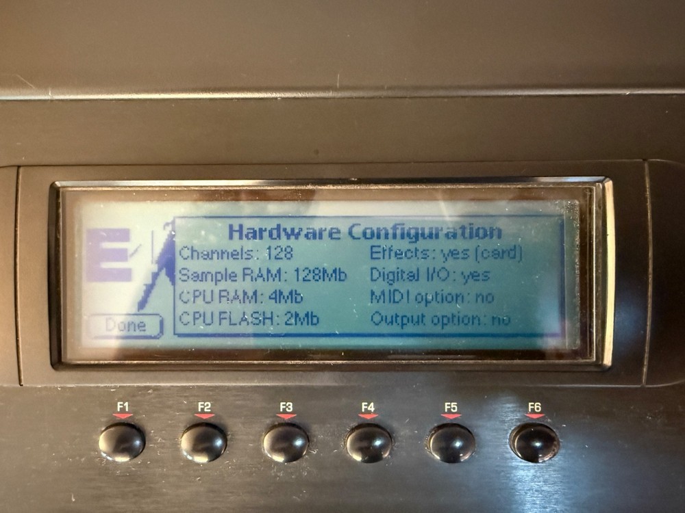 E-MU E4K 76 key Sampler Sequencer Workstation EIV