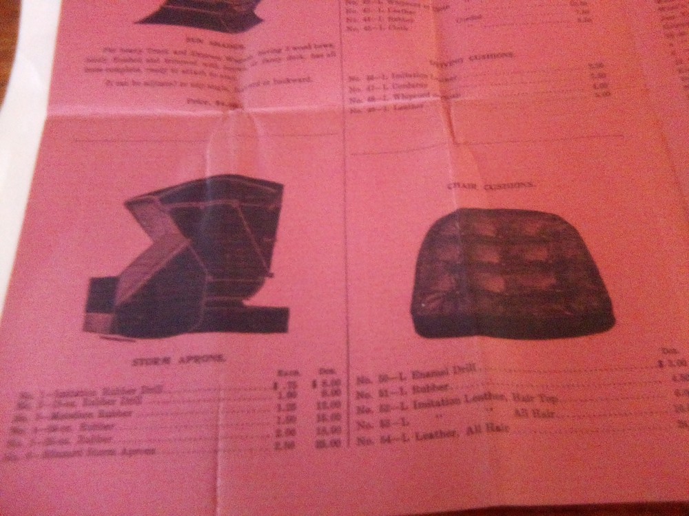 Baltimore Buggy Top Co. Sales brochure, circa 1909