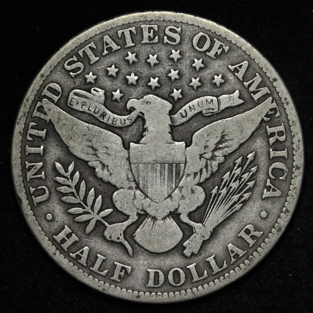 1902 Barber Silver Half Dollar CHOICE VG E281 WCC