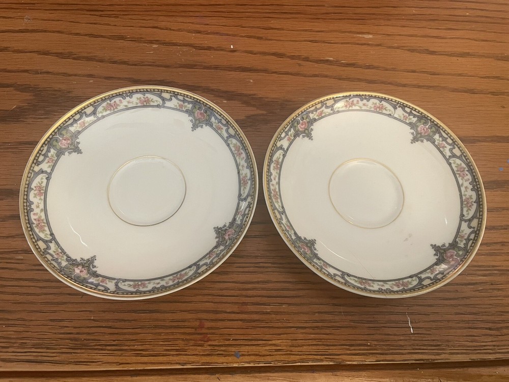 2 limoges saucer plates