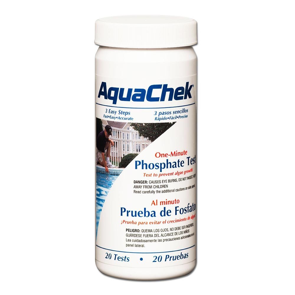 AquaChek Phosphate Test Strips 1 Pack 20 Tests Fast Accurate Results