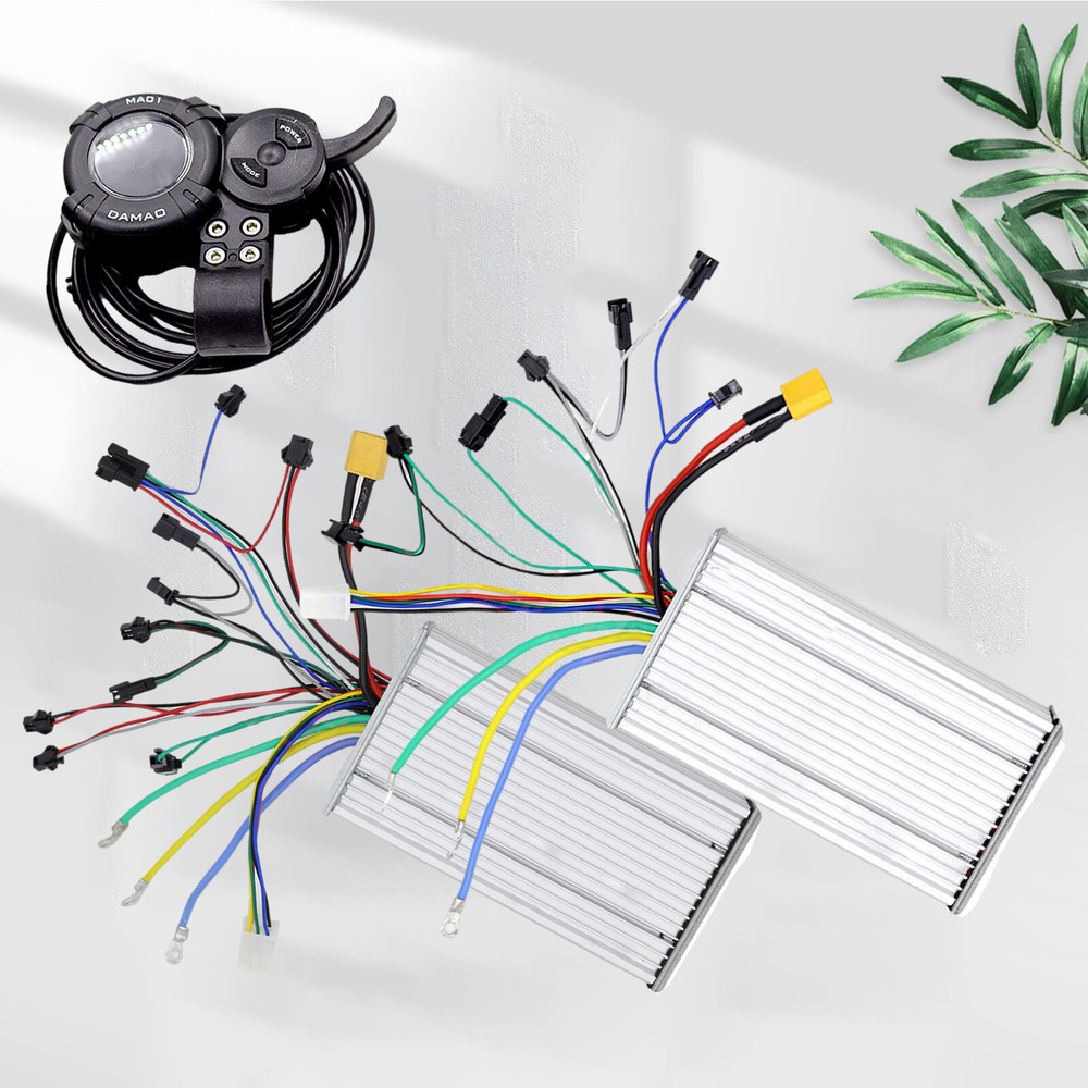 For Electric Scooter Acces Dual Drive Controller With LCD Display 48V60V72V50A
