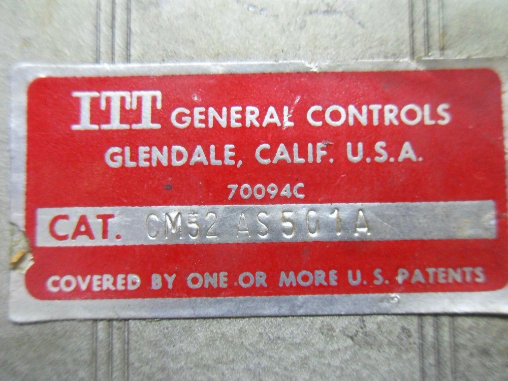 ITT General Controls CM52 AS501A Counter