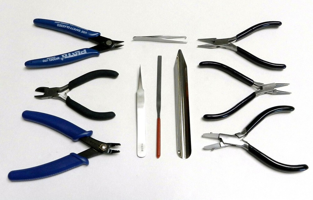 10pc Beading Tools Kit Jewelry Making Beading Tools Beaders Tools Set with Case